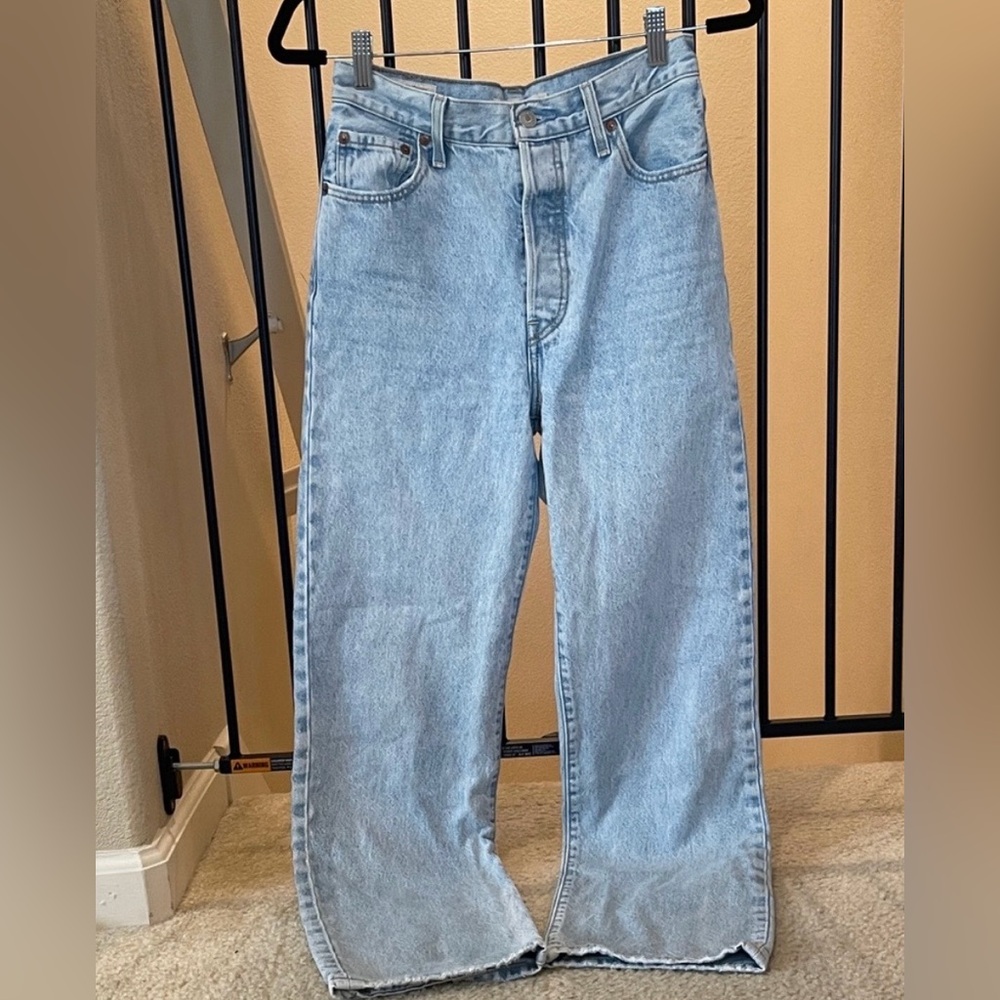 Levi's Light Blue Straight-Leg Jeans